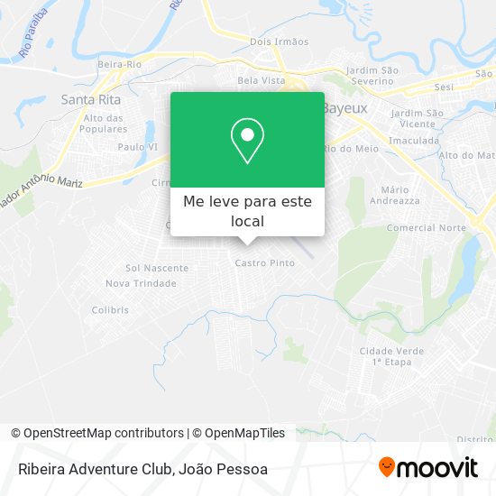 Ribeira Adventure Club mapa