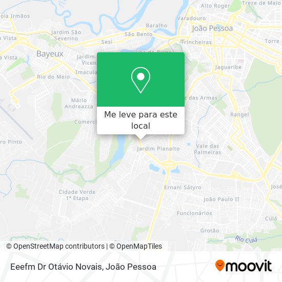 Eeefm Dr Otávio Novais mapa