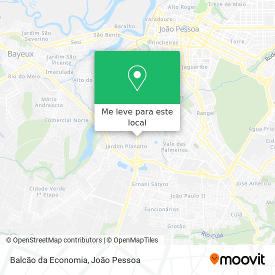 Balcão da Economia mapa
