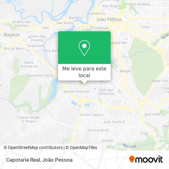 Capotaria Real mapa