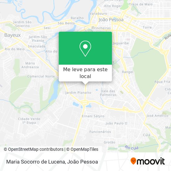 Maria Socorro de Lucena mapa