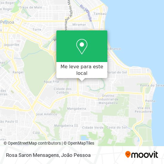 Rosa Saron Mensagens mapa