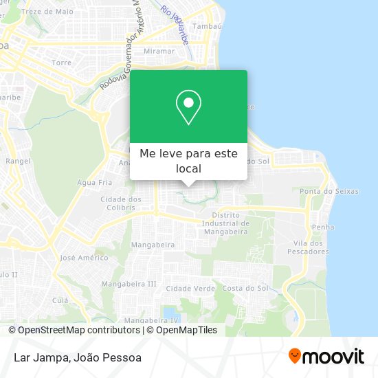 Lar Jampa mapa