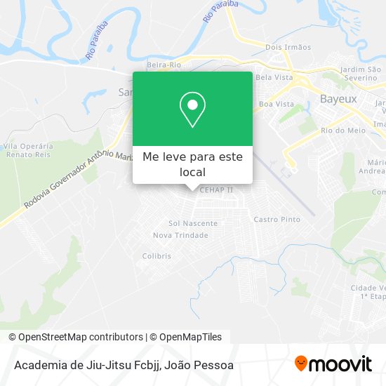 Academia de Jiu-Jitsu Fcbjj mapa