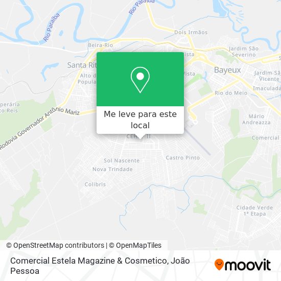 Comercial Estela Magazine & Cosmetico mapa