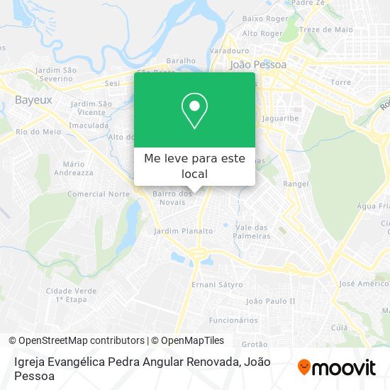 Igreja Evangélica Pedra Angular Renovada mapa