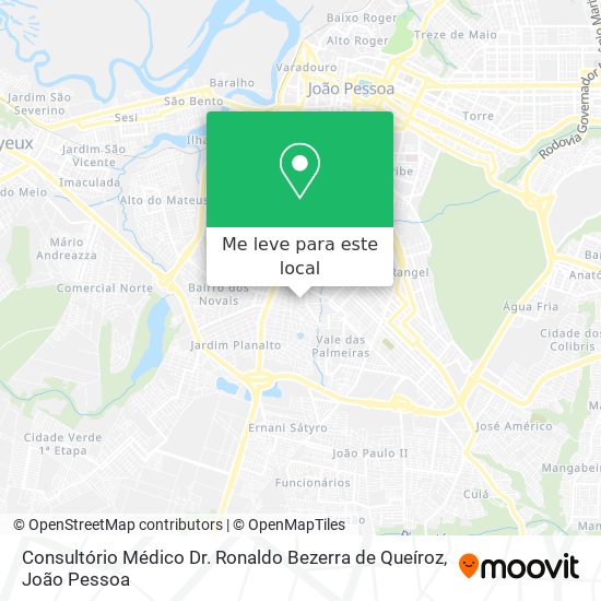 Consultório Médico Dr. Ronaldo Bezerra de Queíroz mapa