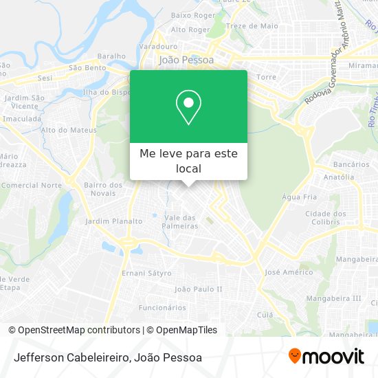 Jefferson Cabeleireiro mapa