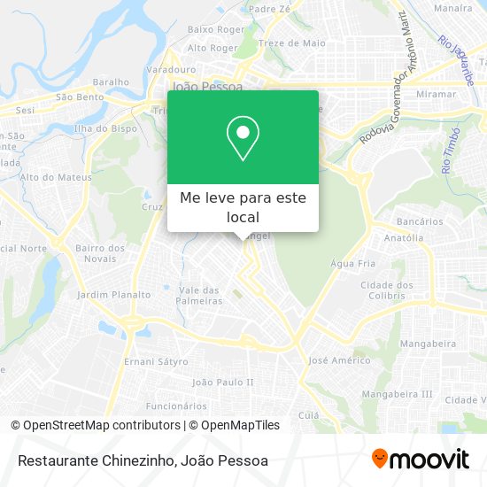 Restaurante Chinezinho mapa