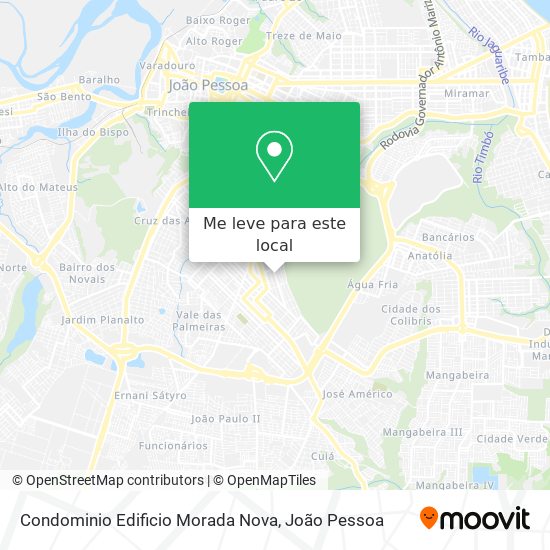Condominio Edificio Morada Nova mapa