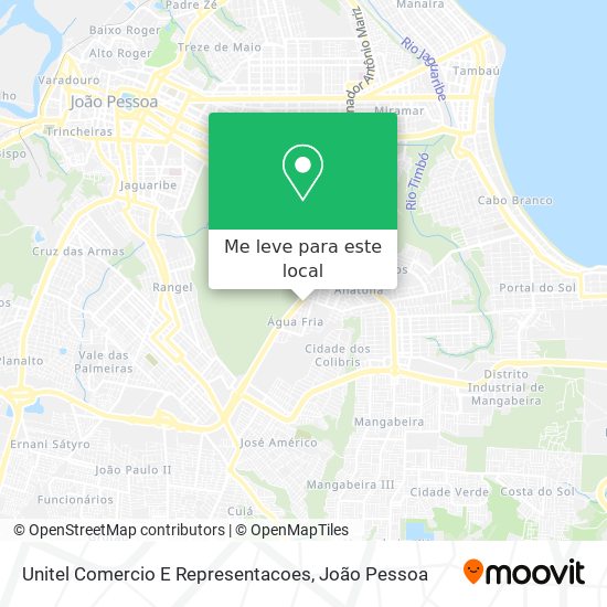 Unitel Comercio E Representacoes mapa