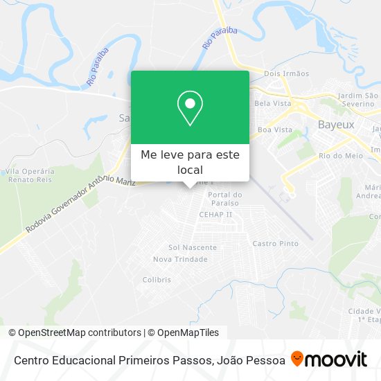 Centro Educacional Primeiros Passos mapa
