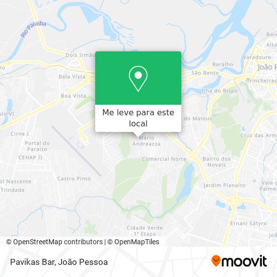 Pavikas Bar mapa