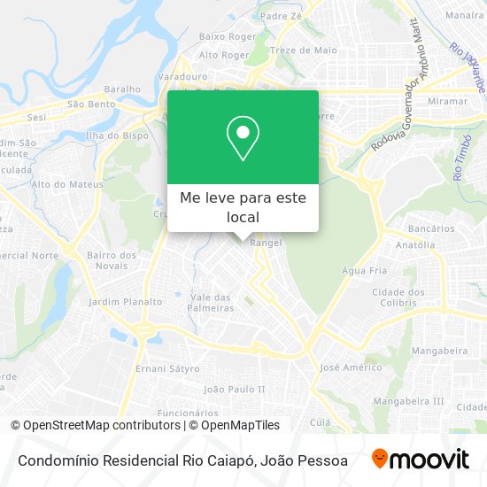 Condomínio Residencial Rio Caiapó mapa