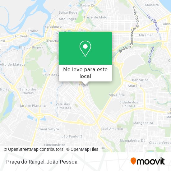 Praça do Rangel mapa