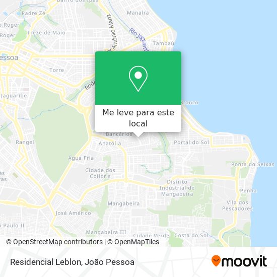 Residencial Leblon mapa