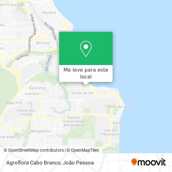Agroflora Cabo Branco mapa