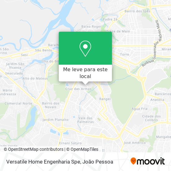 Versatile Home Engenharia Spe mapa