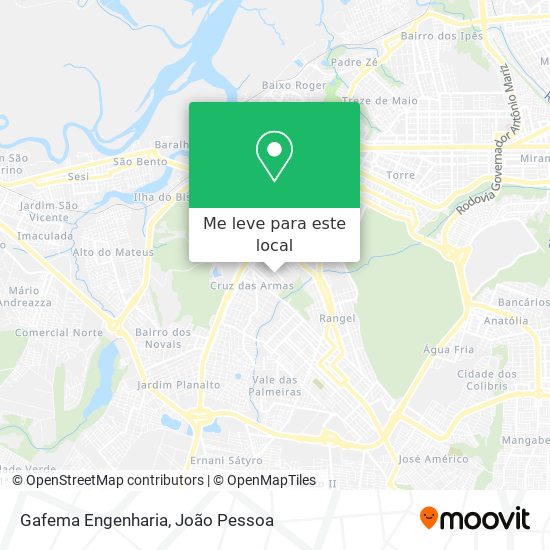 Gafema Engenharia mapa