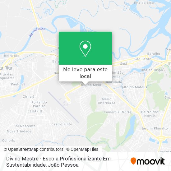 Divino Mestre - Escola Profissionalizante Em Sustentabilidade mapa