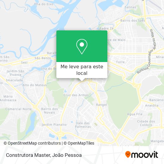 Construtora Master mapa