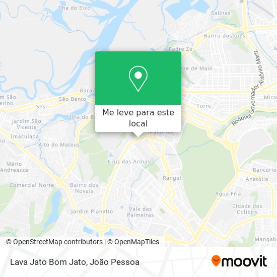 Lava Jato Bom Jato mapa