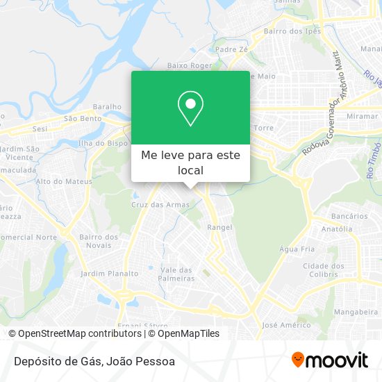 Depósito de Gás mapa