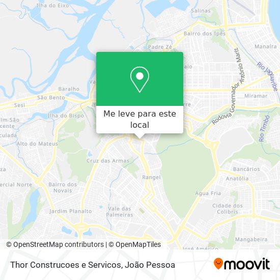 Thor Construcoes e Servicos mapa