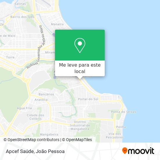 Apcef Saúde mapa