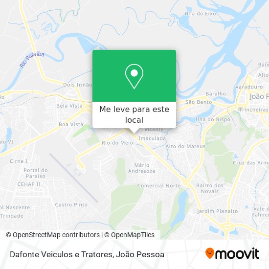 Dafonte Veiculos e Tratores mapa