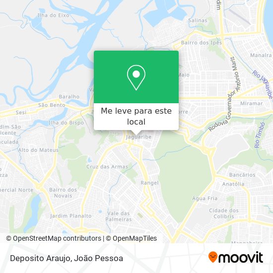 Deposito Araujo mapa