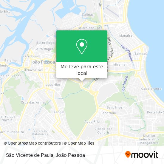São Vicente de Paula mapa