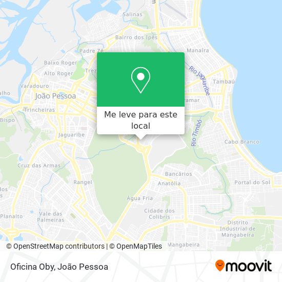 Oficina Oby mapa