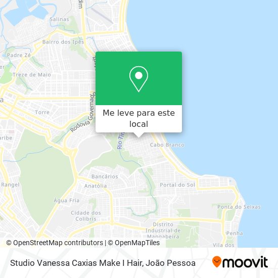 Studio Vanessa Caxias Make I Hair mapa