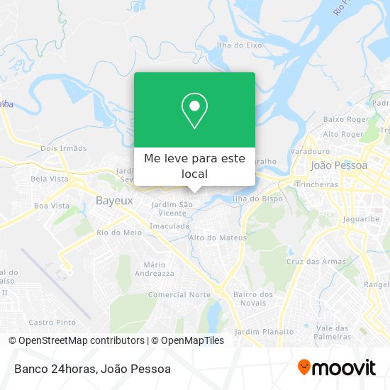 Banco 24horas mapa