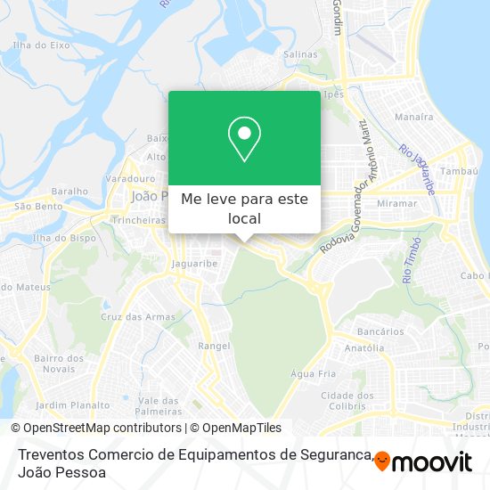 Treventos Comercio de Equipamentos de Seguranca mapa