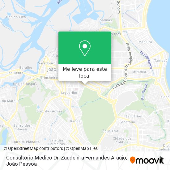 Consultório Médico Dr. Zaudenira Fernandes Araújo mapa