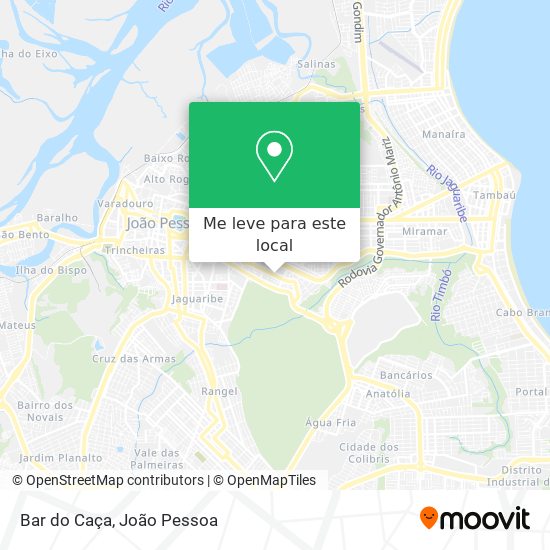 Bar do Caça mapa