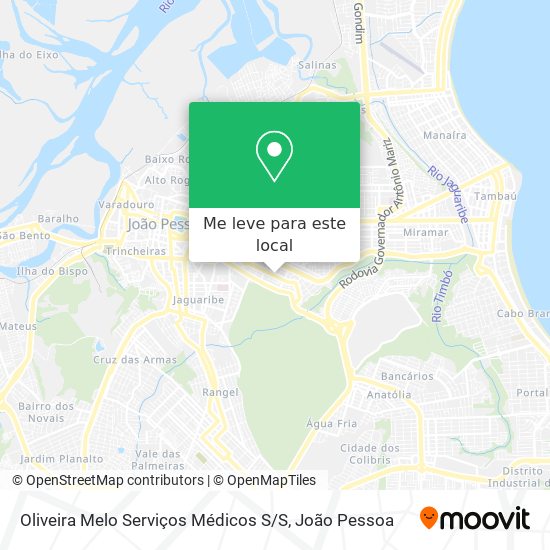 Oliveira Melo Serviços Médicos S / S mapa