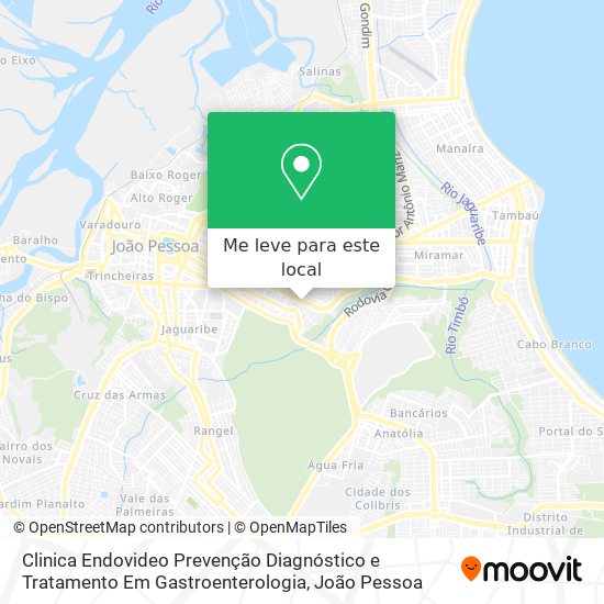 Clinica Endovideo Prevenção Diagnóstico e Tratamento Em Gastroenterologia mapa