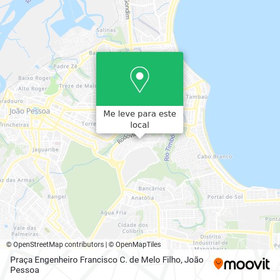 Praça Engenheiro Francisco C. de Melo Filho mapa