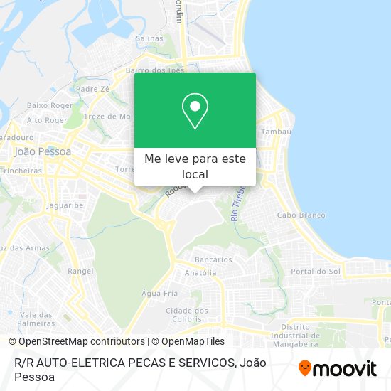 R / R AUTO-ELETRICA PECAS E SERVICOS mapa