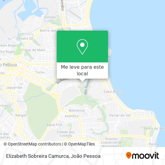 Elizabeth Sobreira Camurca mapa