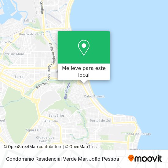 Condominio Residencial Verde Mar mapa