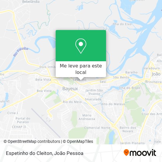 Espetinho do Cleiton mapa