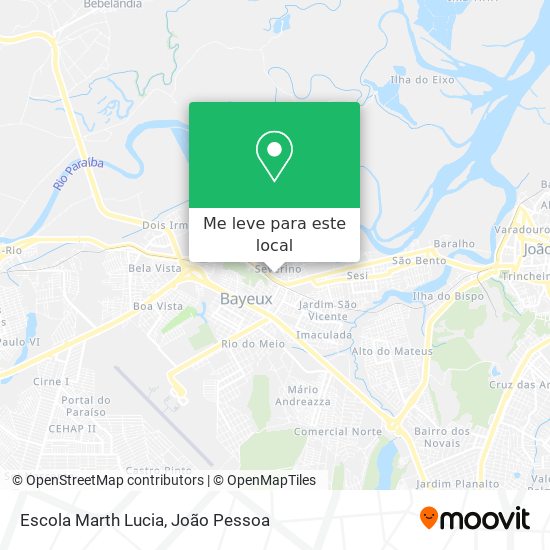 Escola Marth Lucia mapa