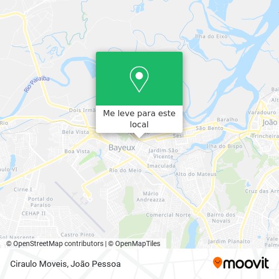 Ciraulo Moveis mapa