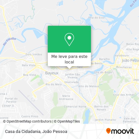 Casa da Cidadania mapa