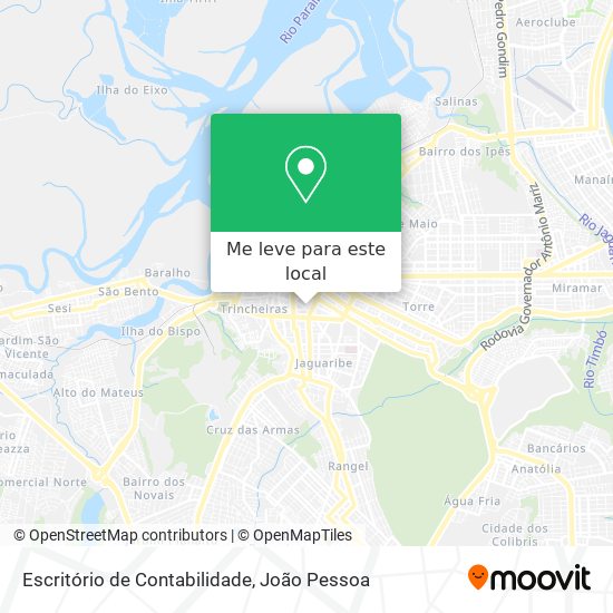 Escritório de Contabilidade mapa