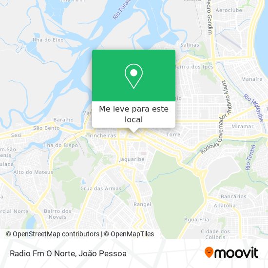 Radio Fm O Norte mapa